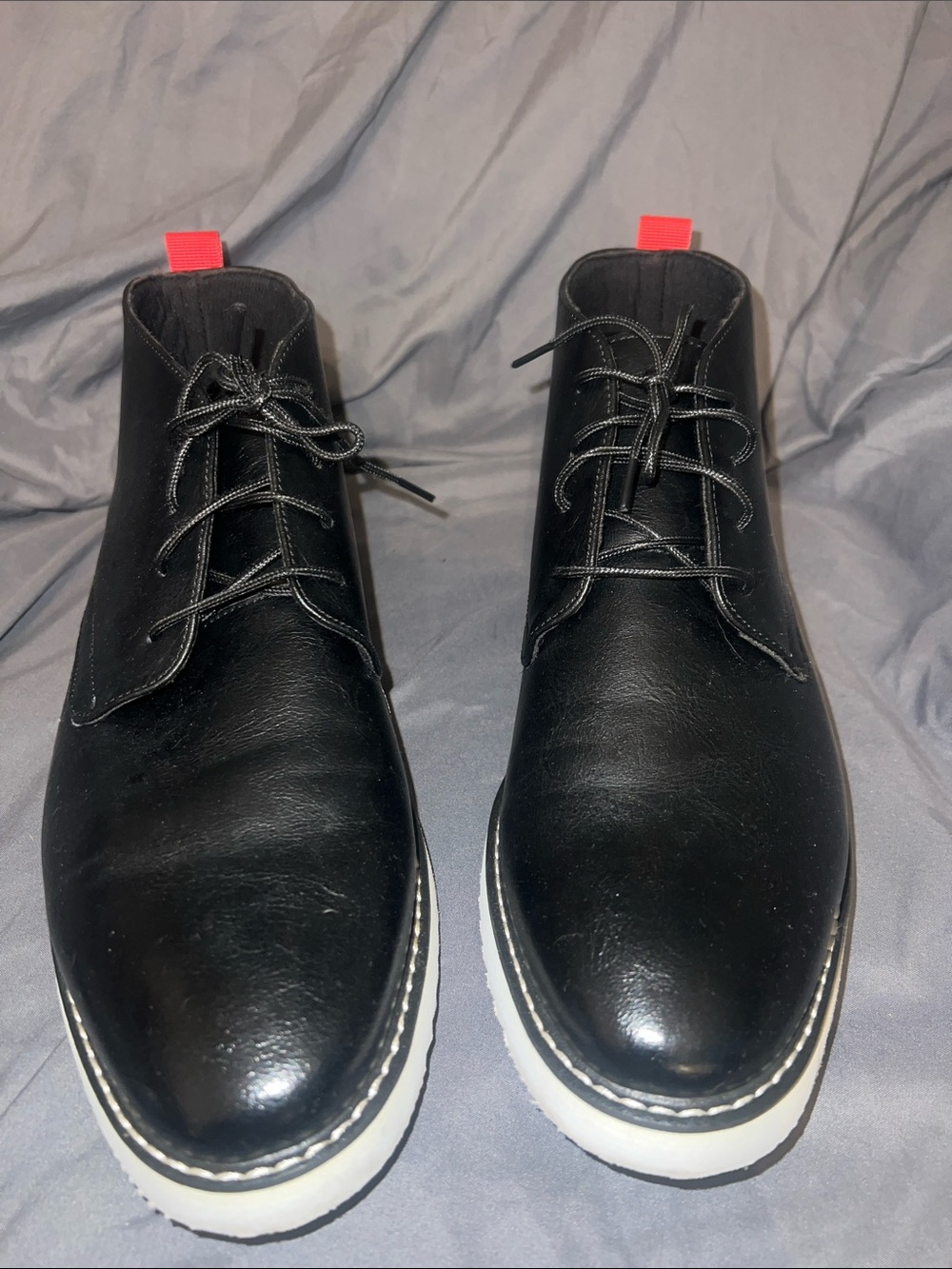Men's Tayno Desert Chukka Boots Soft Black Leather